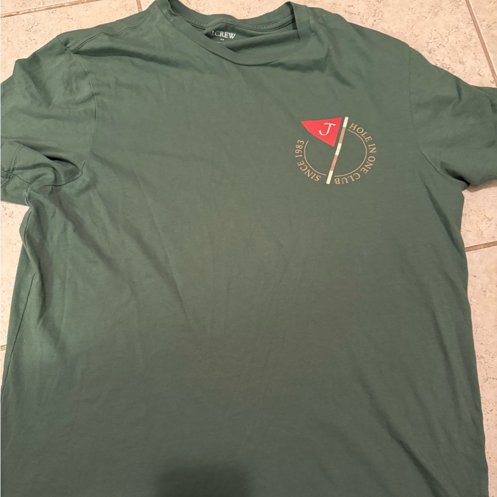 J.Crew Factory Hole in One Club Graphic Tee Size Large